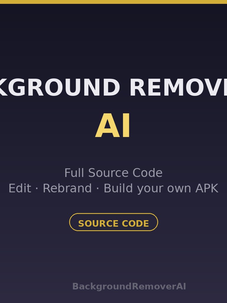 Background Remover AI - Full Package (Build Your Own App) cover